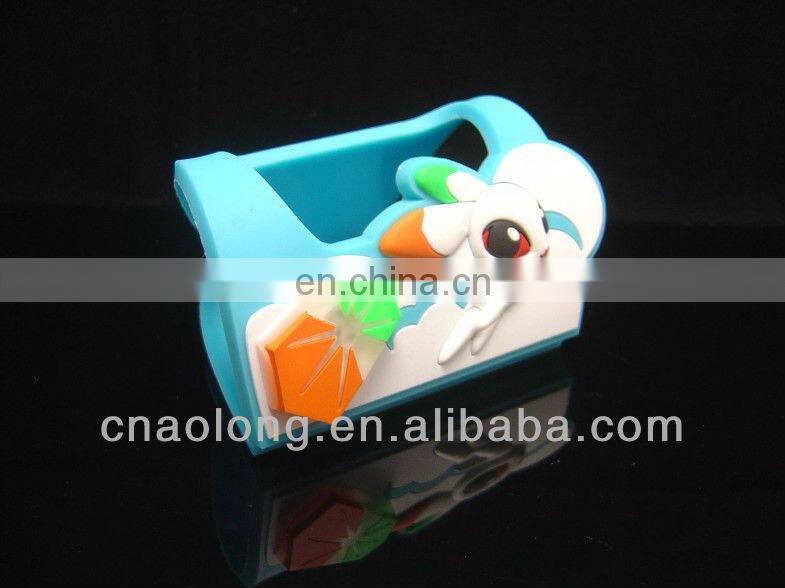 make decorative custom logo soft pvc mobile phone stand holder,rubber cellphone holder