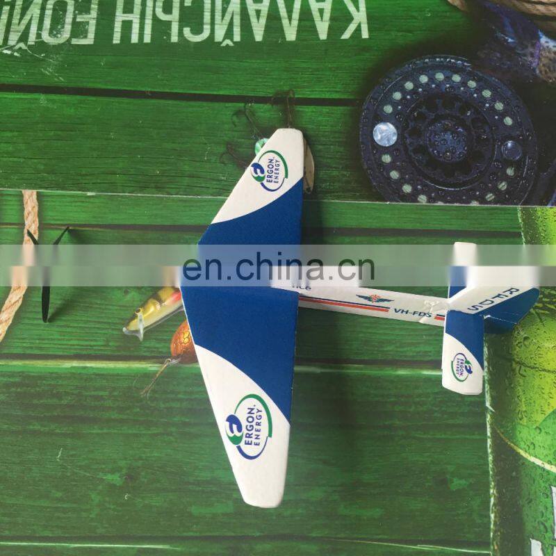 Custom printed foam plane glider
