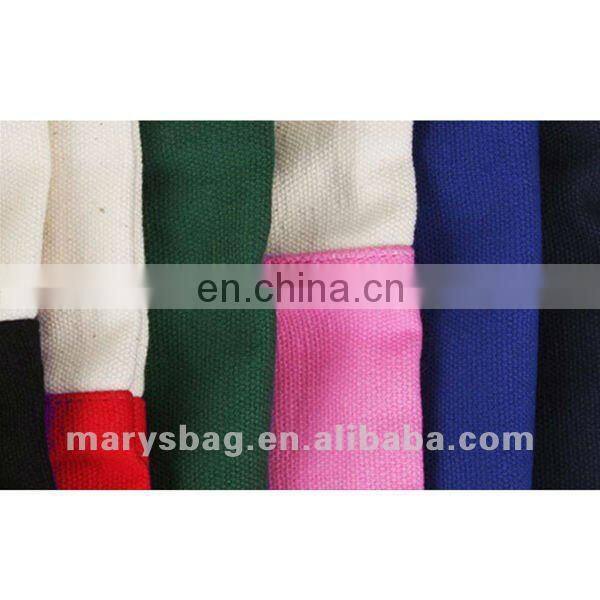 Cotton Canvas Two-Tone Tote