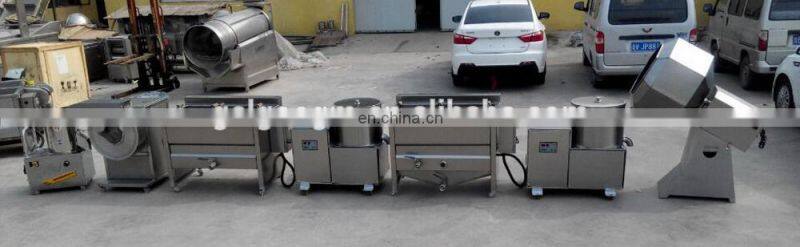 Hot Sale Frozen French Fries Fryer Processing Plant Potato Flakes Production Line Potato Crisp Making Machine