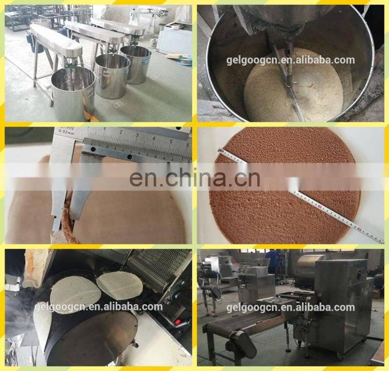 Hot Sale Industrial Egg Grain Lumpia Sheet Tortilla Injera Wrapper Spring Roll Making Machine Price