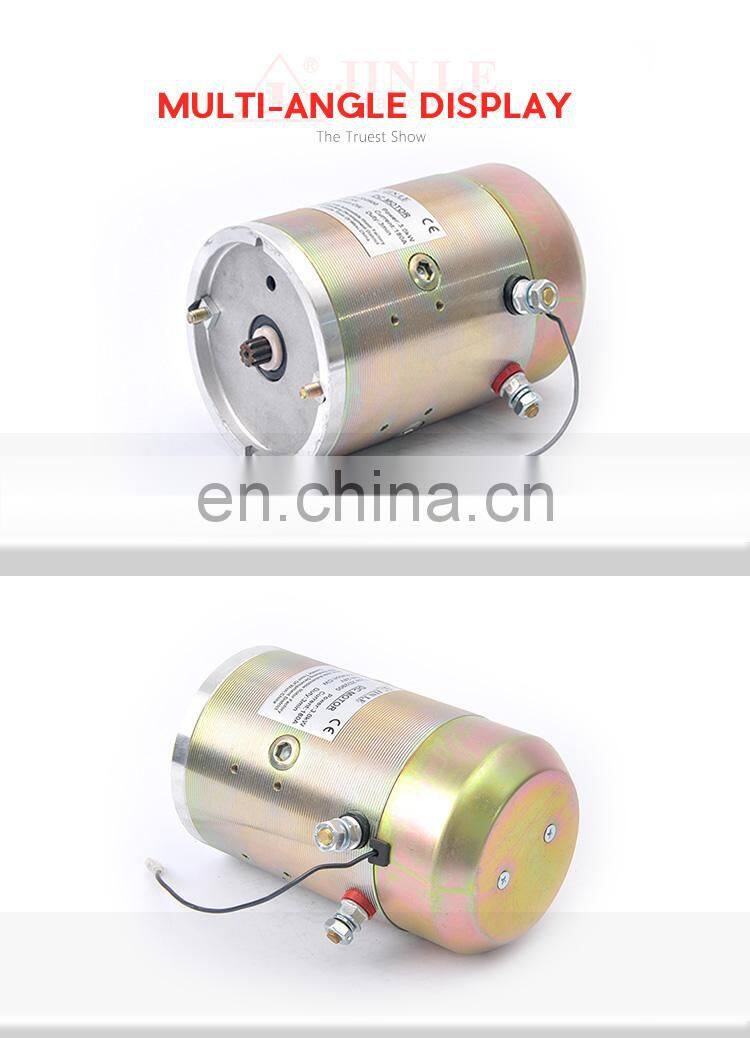 Jinle factory 24V 2.2KW DC Motor For Muck truck