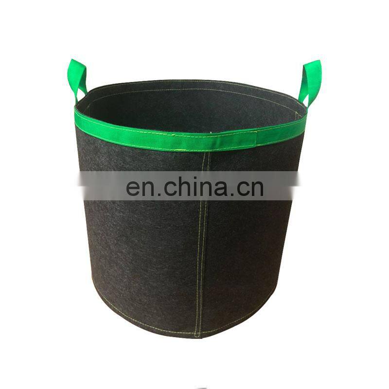 10 gallon indoor and outdoor nonwoven fabric felt flower pots for growing