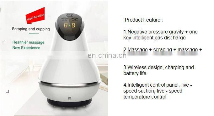 Cupping and scraping machine Electronic Meridian massager instrument of traditional chinese medicine