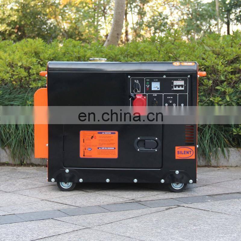 BISON(CHINA) Super Power Diesel Generator Silent-8500 ISO9001 15HP