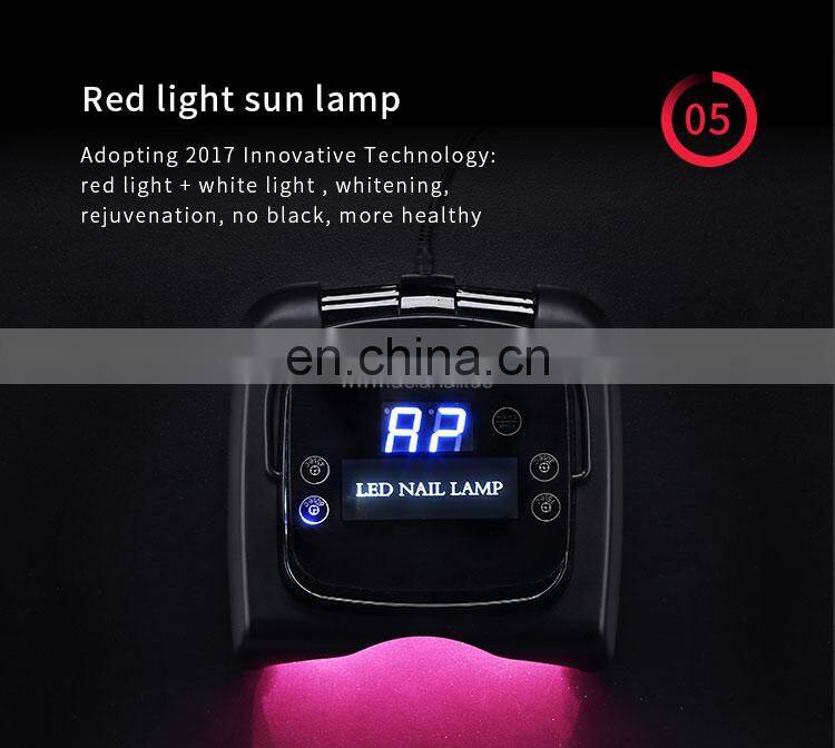 electric 60w nail lamp uv led nail lamp with smart timer nail dryer machine