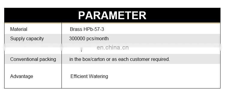 Agriculture brass orchard sprayer nozzle