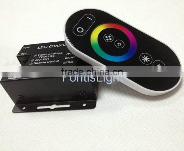 5V/12V/24V Wireless Touch RGB LED Controller/ Wireless Led RGB Controller with Romote controller/led rgb controller