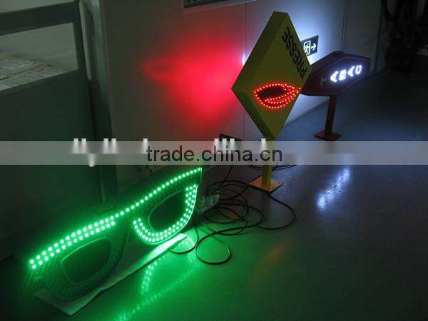 2015 new design led tabac sing board with infrared remote control led tabacco advertising sign/led lighted sign on Alibaba