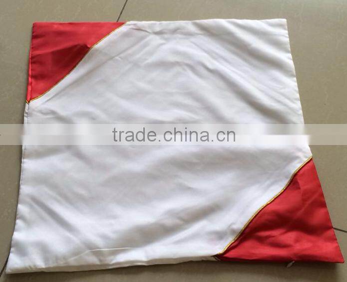 Custom Sublimation Heat Transfer Diagonal Triangle Pillowcase 42*42cm