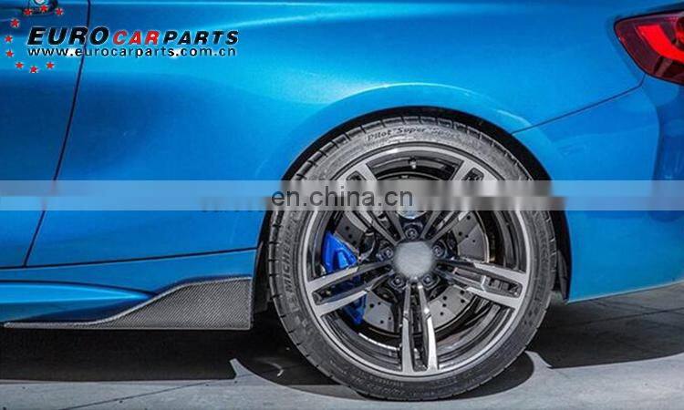 F87 side winglets fit for M series 2015-2018 F87 M2 carbon fiber MP style side winglets for M2