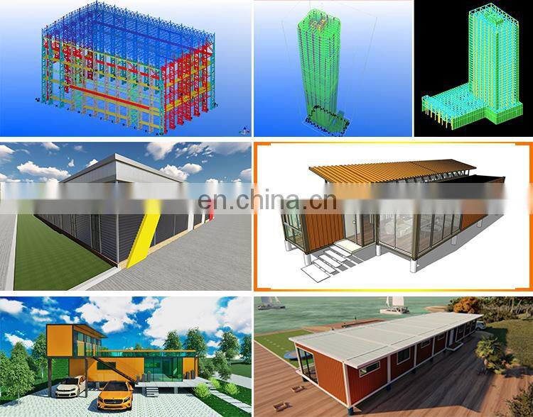 Industrial large span real estate prefabricated building galvanized steel structure workshop factory design for construction
