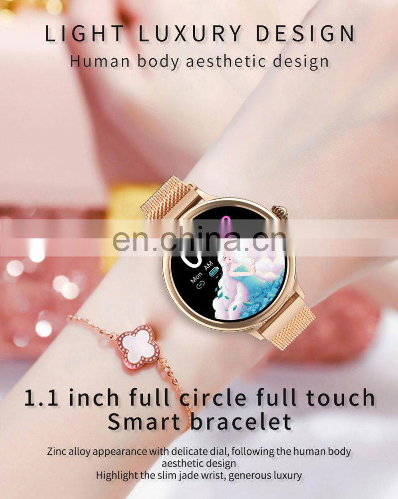 M4 Women Calories Heart Rate Full Touch Screen Call Reminders Sleep Monitor Alarm Guangzhou Smart Watch