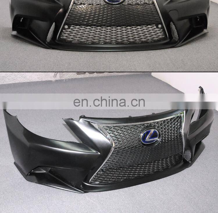 Runde Resin Material Body Kit Modified F Style LS600h Suitable For 2006-2012 Lexus LS460 Front Bumper With Front Grille Fog Lamp