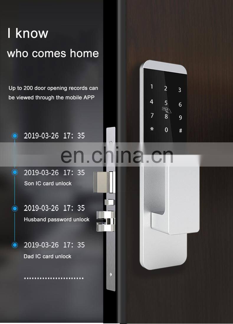 Suitable For Home/hotel/apartment Electronic Security Tt Lock Smart Digital Password Door Lock
