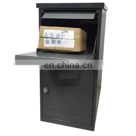 Free Standing Security Parcel Box Weatherproof Mailbox House Front Porch Residential Outdoor Roads Postbox