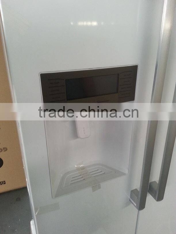 side by side refrigerator with ice maker&water dispenser