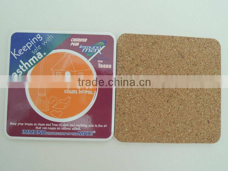 grey clay cardboard coaster, cheap paper beer coaster for sale