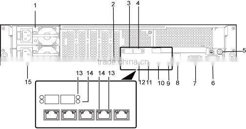 Original Quidway HUAWEI Tecal rack server RH2485 V2 with 10GE ports