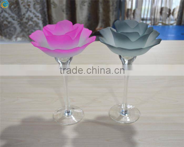 Diwali lotus flower tea light holders