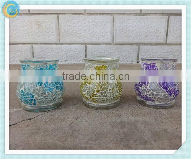 mosaic hanging jar handmade