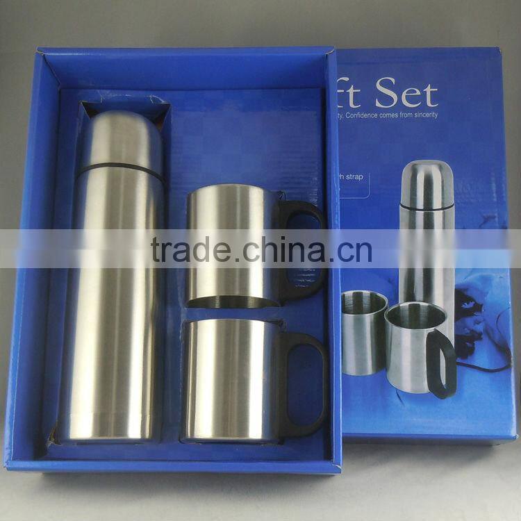 vacuum thermos and travel mug gift set