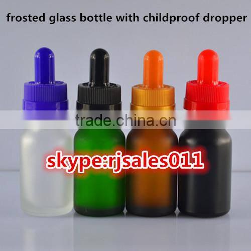 blue pink yellow 30ml square glass bottles with childproof caps for e liquid