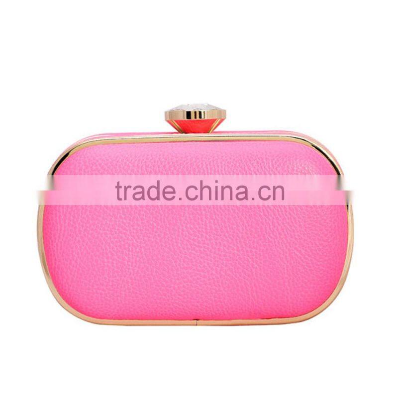 Europe Hot sale New Style Womens clutch bag metal frame