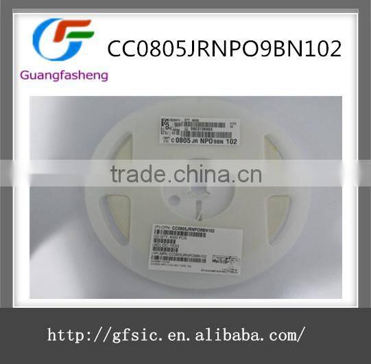 electronics component resititor CC0805JRNPO9BN102