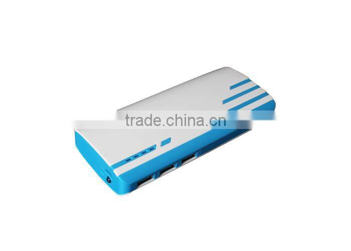 brilliant quality power bank Unqiue item18650 li-ion cell portable power bank with three outputs