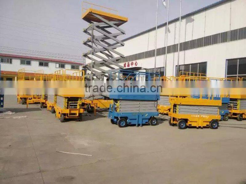 hydraulic scissor vehicle lift/car scissor lifts/1 ton hydraulic scissor lift
