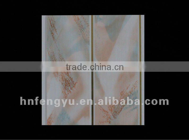 30cm high quality wave panels laminated pvc panel Interior Decorative PVC Ceiling Panel