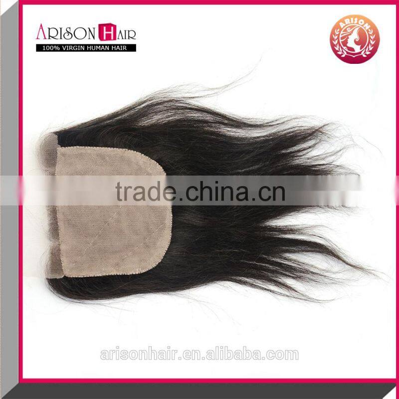 7A Grade Hot Selling Hair Product 3 Way Part Silk Base Closure