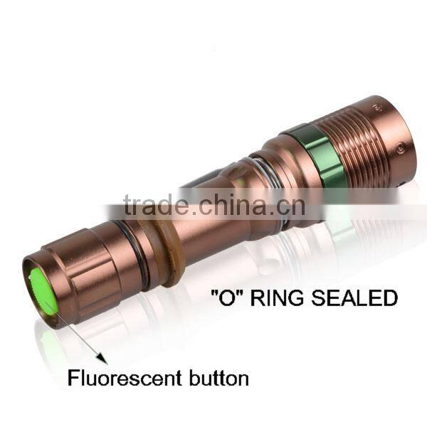 YT-1802B XPE LED Police Flashlight Torch 1101