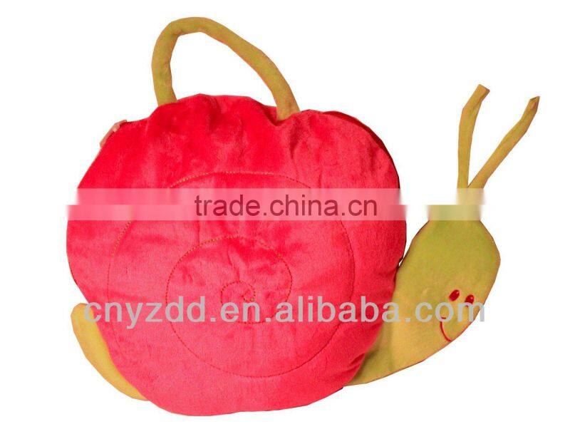 Plush Toy, Blanket and Pillow Set/Soft and Cuddy Pink Snail Blanket 3 in 1