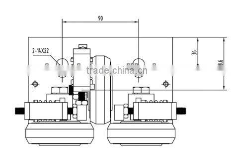Roller Elevator Guide Shoe