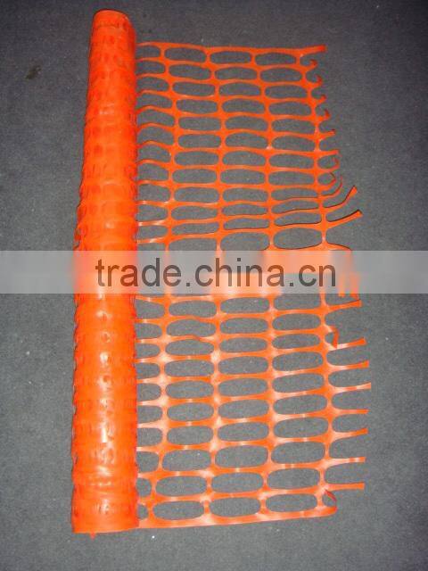 Plastic Orange Safety fence netting / barrier fencing mesh