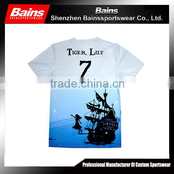 High quality sublimation custom made t-shirts&t shirts for sublimation printing&sublimation t shirts design