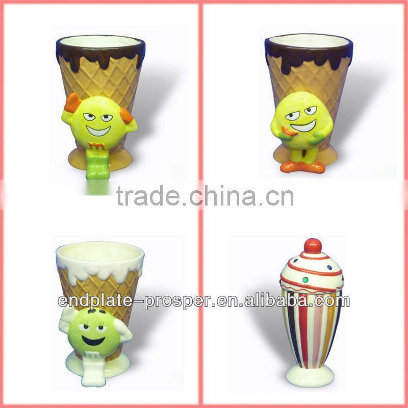Popular Ceramic Cute Ice Cream Mug
