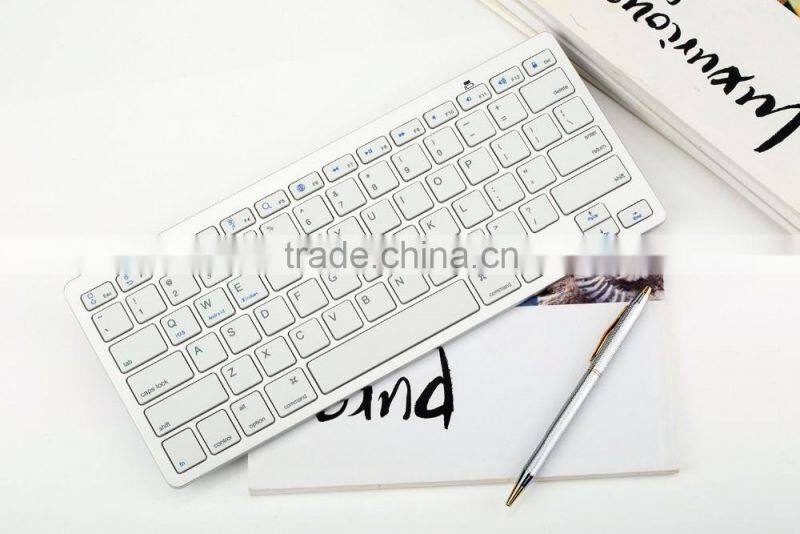 Ultra-Slim Bluetooth Keyboard for iPad Air2, iPad Mini 4 , Galaxy Tab and other Tablets