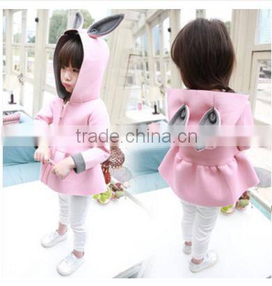 Spring rabbit cotton girls coat cheap wholesale