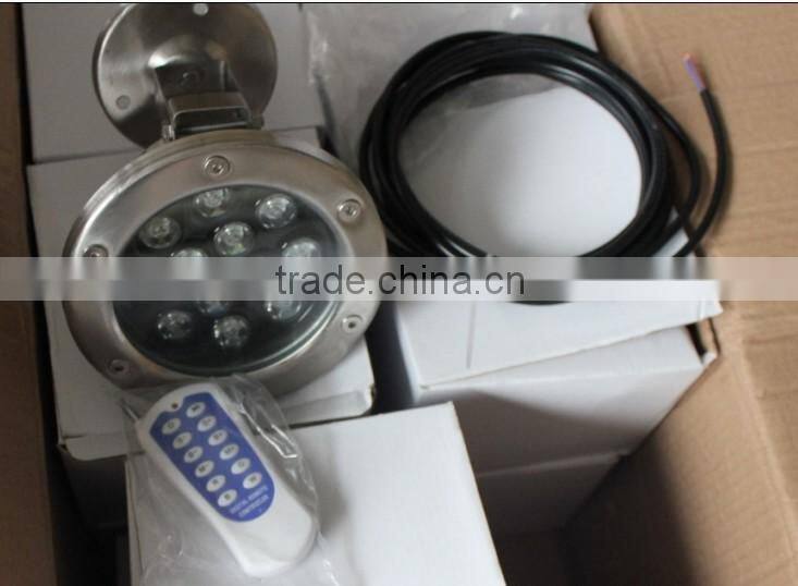 Stainless steel DMX led underwater fountain light