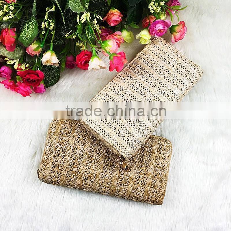 High Quality Long New Fashion Mix Colors Women PU Linen Cluth Wallet Famous Brand Designer Bag Purse Wallet
