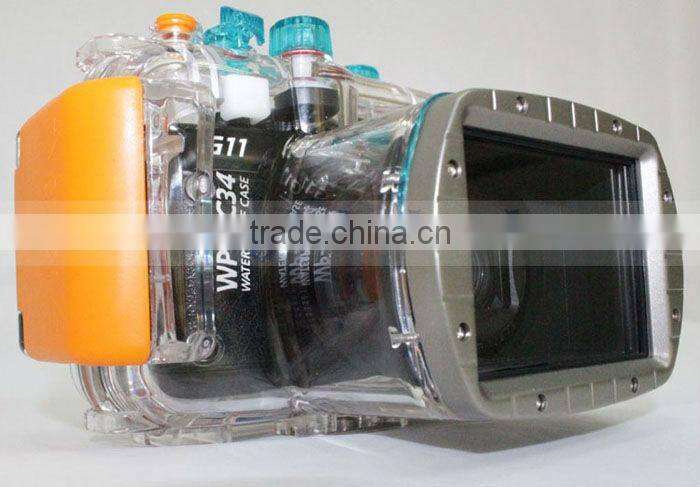 40M/130ft Diving Camera Case Underwater Waterproof Camera Housing Casing Hard Bag Diving Equipment for Canon