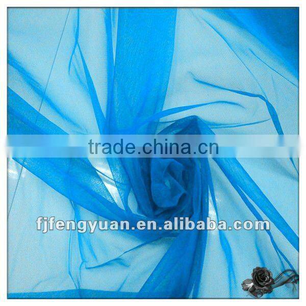 100% 20D nylon semidull square net warp knitted grey fabric