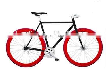 700C hi-ten steel pure fixie for men