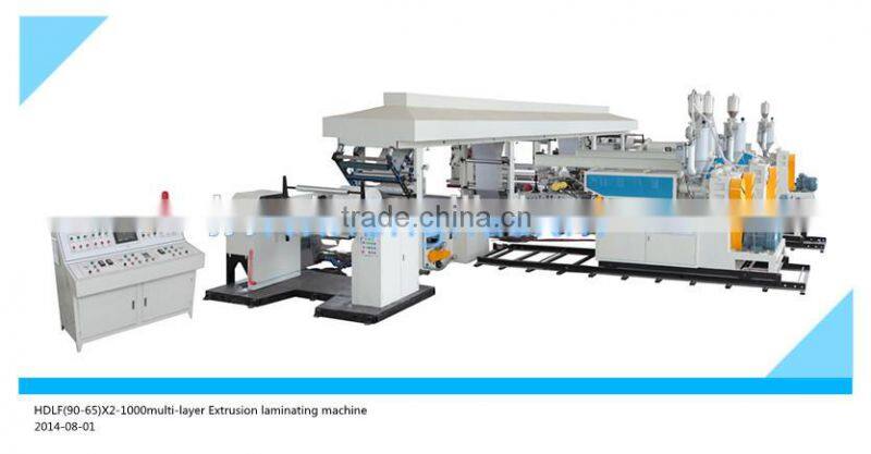 Co-extrudor brick-shaped drink packing Coater/Laminator machine