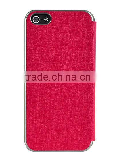 New fashion PU Leather case for Iphone5 promo gift