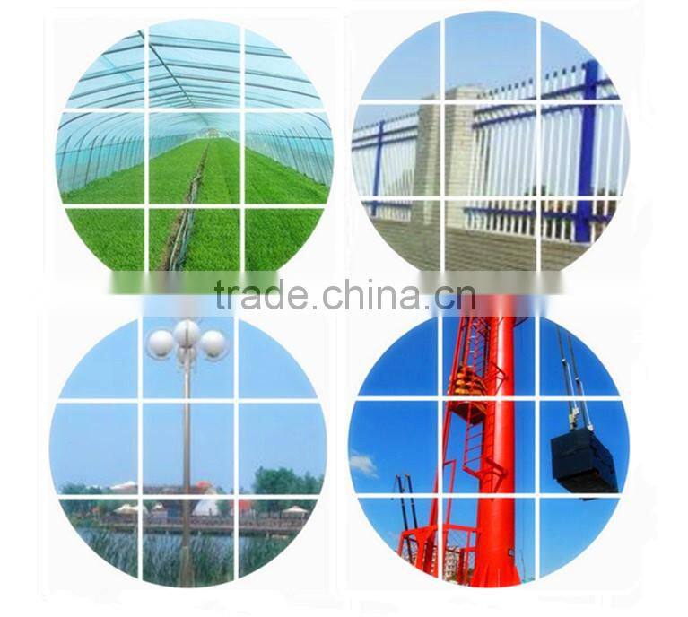 galvanized steel pipe zinc plate square tube Tianjin support