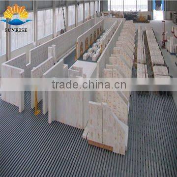 glass fusing kiln used refractories fused cast azs blocks